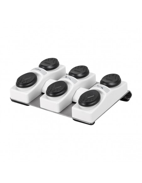 Electric cosmetic chair Azzurro 803D 3-motors white