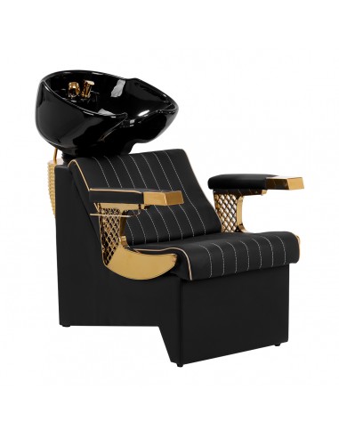 Gabbiano barber wash unit Marcus gold black