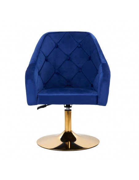 4Rico swivel chair QS-BL14G navy blue