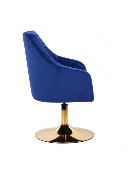 4Rico swivel chair QS-BL14G navy blue