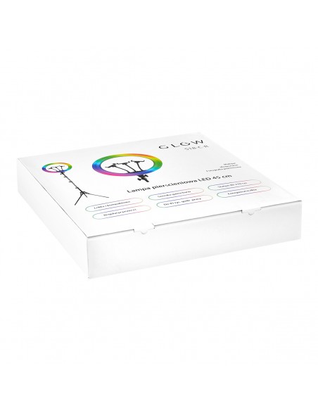 GLOW 18" bsc RGB ring lamp with 45W tripod
