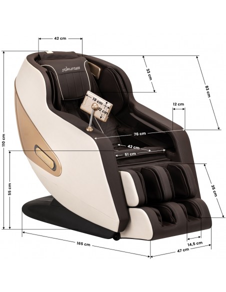 Sakura Comfort Plus 806 massage chair brown