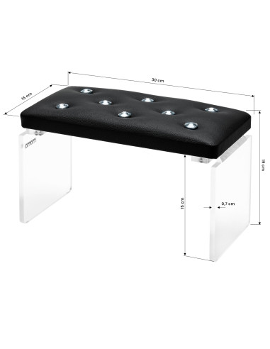 Momo Diamond manicure support stand black
