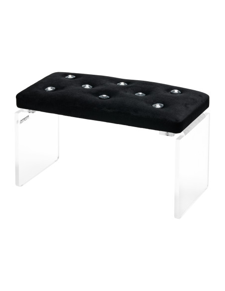 Momo Diamond manicure support stand Velour Black