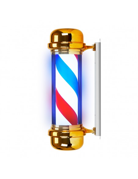 Illuminated plafond barber shop BB-02 gold large