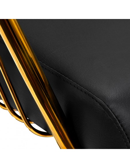 Hair System hairdressing chair Lile gold black
