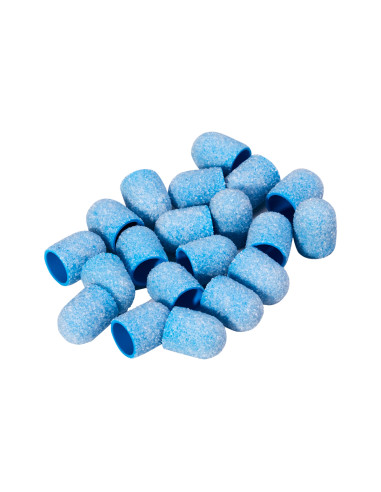 Exo blue med abrasive cap 10mm / 60 20pcs Hard Cap