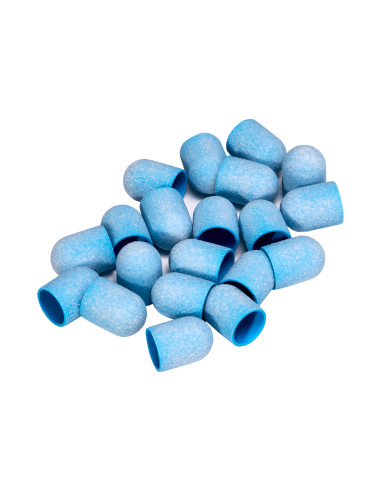 Exo blue med abrasive cap 13mm / 150 20pcs Hard Cap