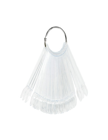 Nail polish sample on a wheel 50 pcs. WZ2 transparent