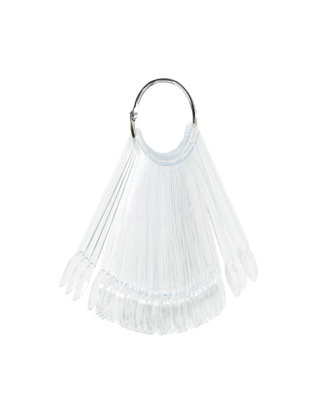 Nail polish sample on a wheel 50 pcs. WZ2 transparent