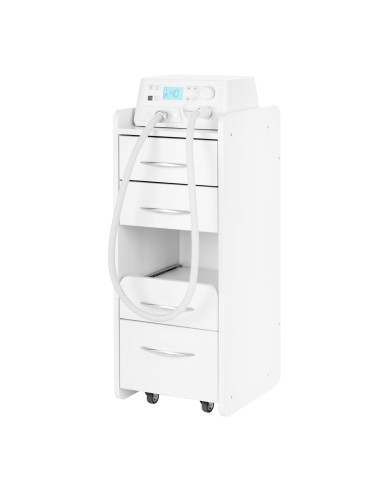 KIT: Saeyang Marathon Cyclone-Vac podiatry nail drill machine with absorber + Mini 969 storage unit