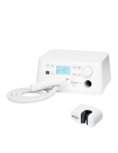 KIT: Saeyang Marathon Cyclone-Vac podiatry nail drill machine with absorber + Mini 969 storage unit