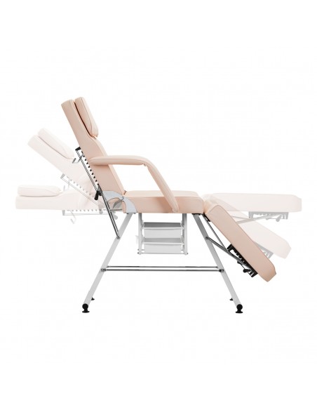 Basic 202 cosmetic chair with trays pink