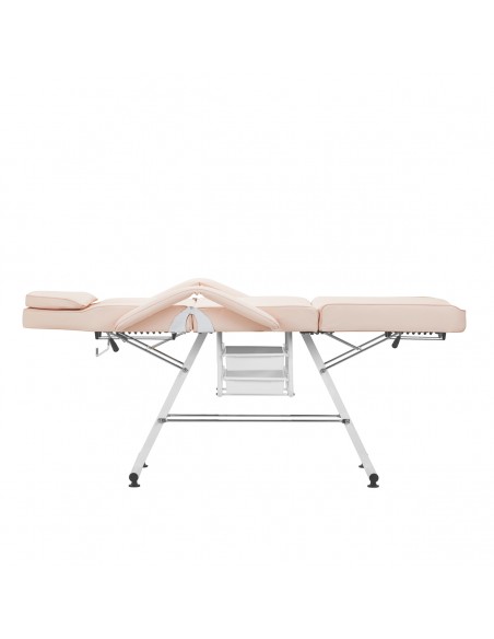 Basic 202 cosmetic chair with trays pink