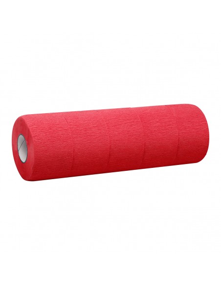 Hairdressing paper collar 5 pcs. red