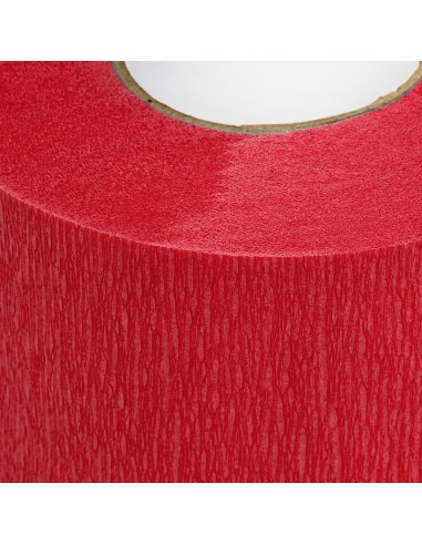 Hairdressing paper collar 5 pcs. red