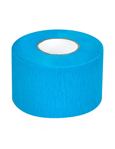 Hairdressing paper collar 5 pcs. blue