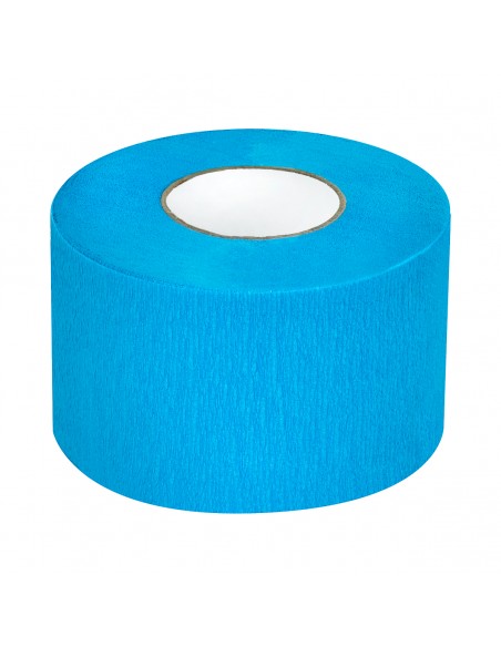 Hairdressing paper collar 5 pcs. blue