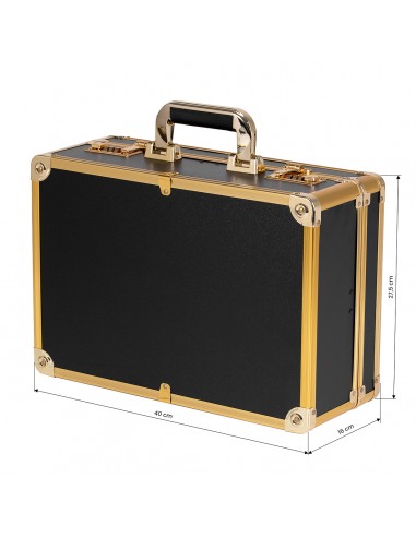 Barber case golden black 