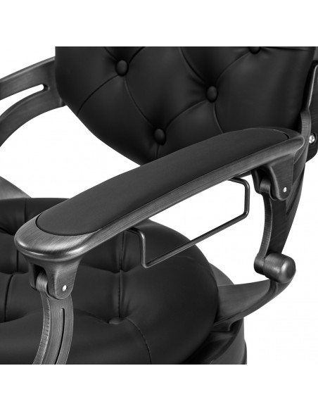 Barber chair Gabbiano Niccolo Black