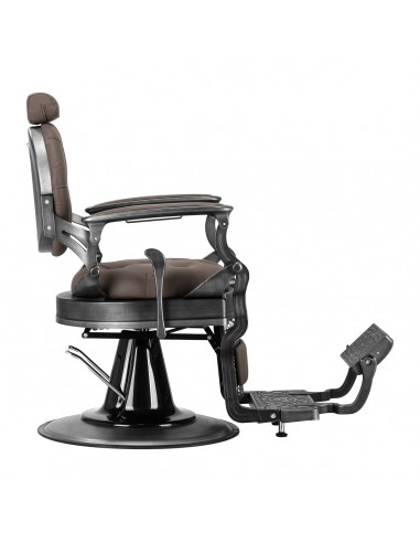 Barber chair Gabbiano Niccolo Brown