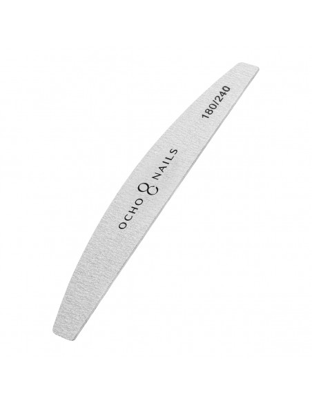 Ocho Nails half-moon slim file 180/240 10 pcs.