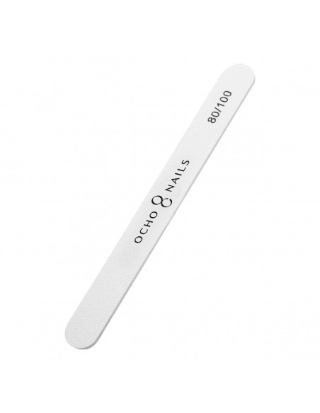 Ocho Nails straight file 80/100 10 pcs.