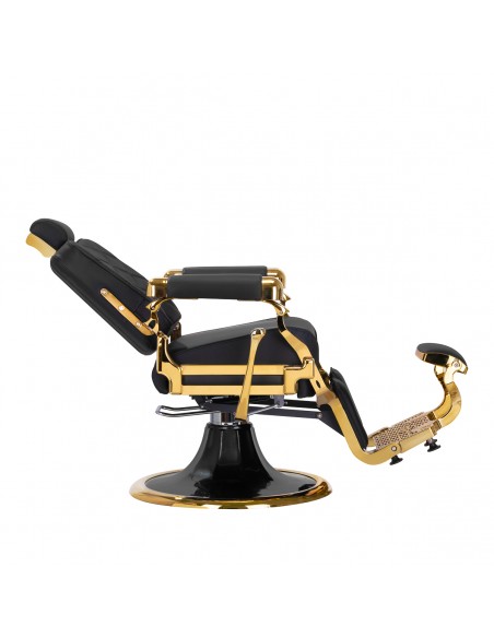 Barber chair Gabbiano Leonardo Gold Black
