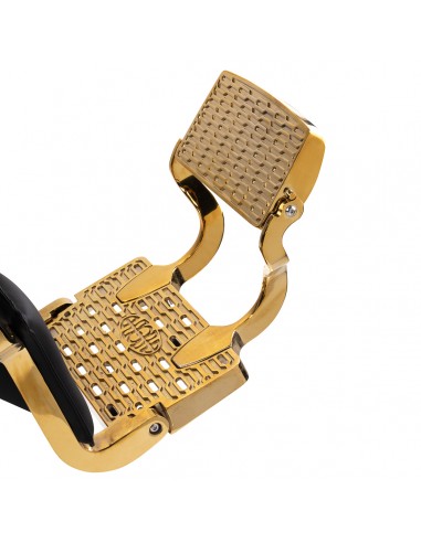 Barber chair Gabbiano Leonardo Gold Black