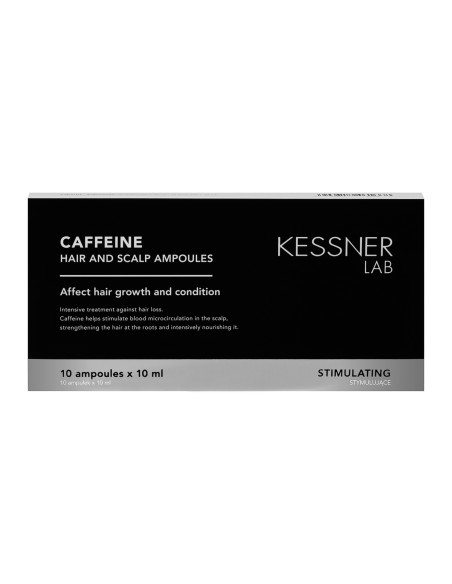 Set Flexible Hair Brush O-327 purple and Kessner Lab Caffeine Ampoules  