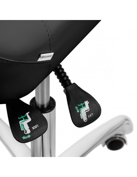 Giovanni podiatry stool 1005 black