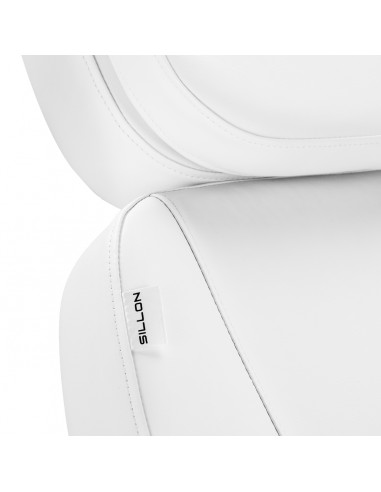 Electric cosmetic chair SILLON Luxury 3 motors white