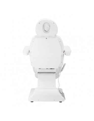 Electric cosmetic chair SILLON Luxury 3 motors white foot control