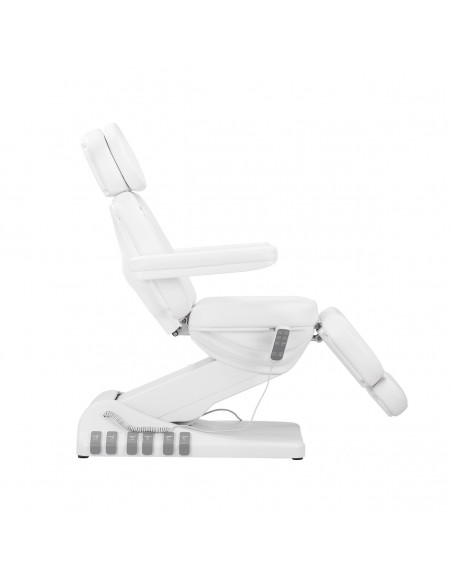 Electric cosmetic chair SILLON Luxury 3 motors white foot control