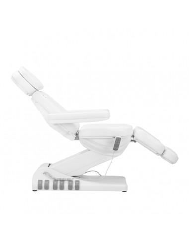 Electric cosmetic chair SILLON Luxury 3 motors white foot control