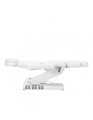 Electric cosmetic chair SILLON Luxury 3 motors white foot control