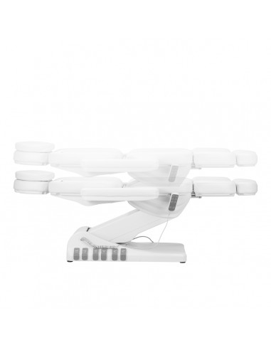 Electric cosmetic chair SILLON Luxury 3 motors white foot control