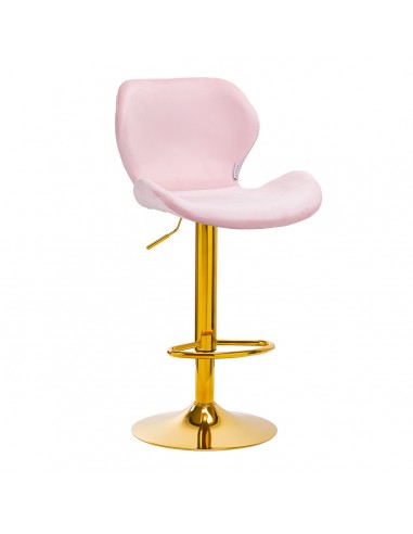 4Rico Bar Hocker QS-B15 velvet pink