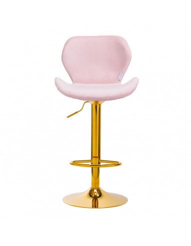 4Rico Bar Hocker QS-B15 velvet pink