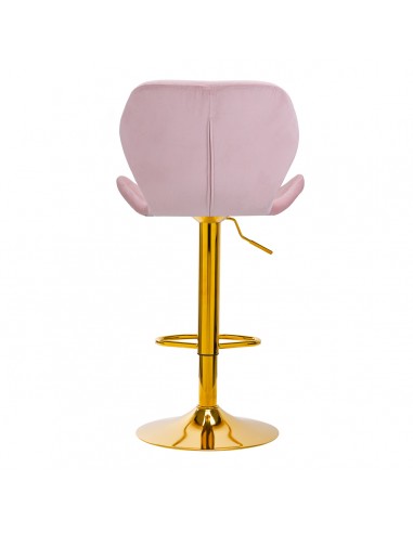 4Rico Bar Hocker QS-B15 velvet pink