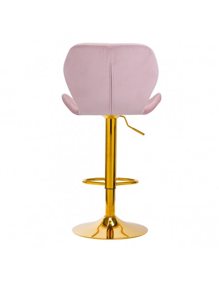 4Rico Bar Hocker QS-B15 velvet pink