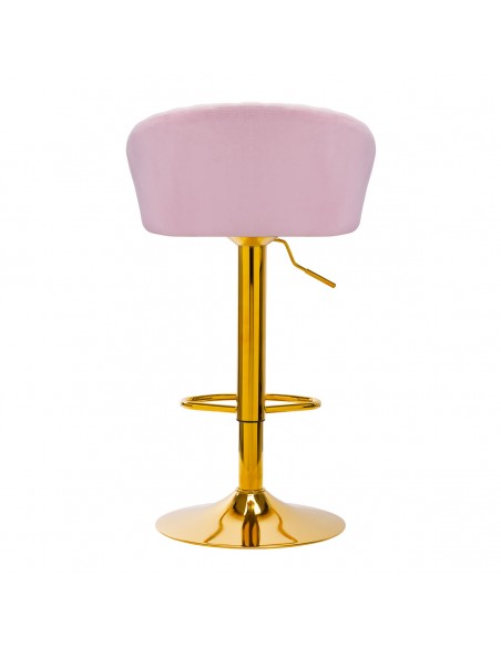 4Rico Bar Hocker QS-B16G pink velvet