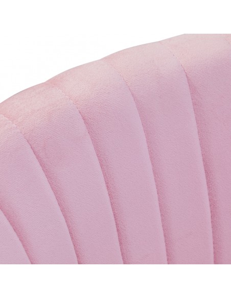 4Rico Bar Hocker QS-B16G pink velvet