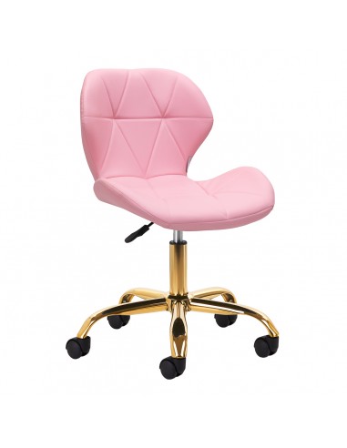 Cosmetic stool QS-06G pink