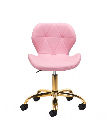 Cosmetic stool QS-06G pink