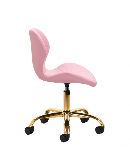 Cosmetic stool QS-06G pink