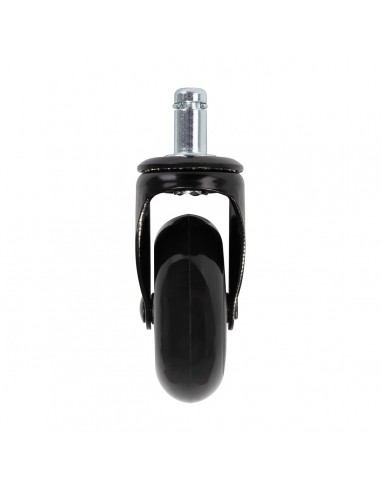 Roll Speed stool wheel black press-on set of 5 pieces