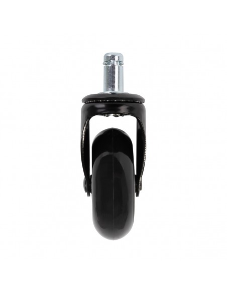 Roll Speed stool wheel black press-on set of 5 pieces