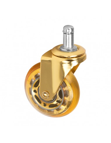 Roll Speed gold press-on stool wheel set of 5 pieces