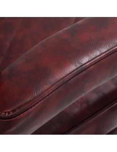 Hair System barber chair BM88066 burgundy